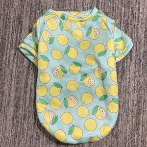 Brand New Soft and Comfortable Lemon Print Dog Onesie Outfit Size‎ XL Pet